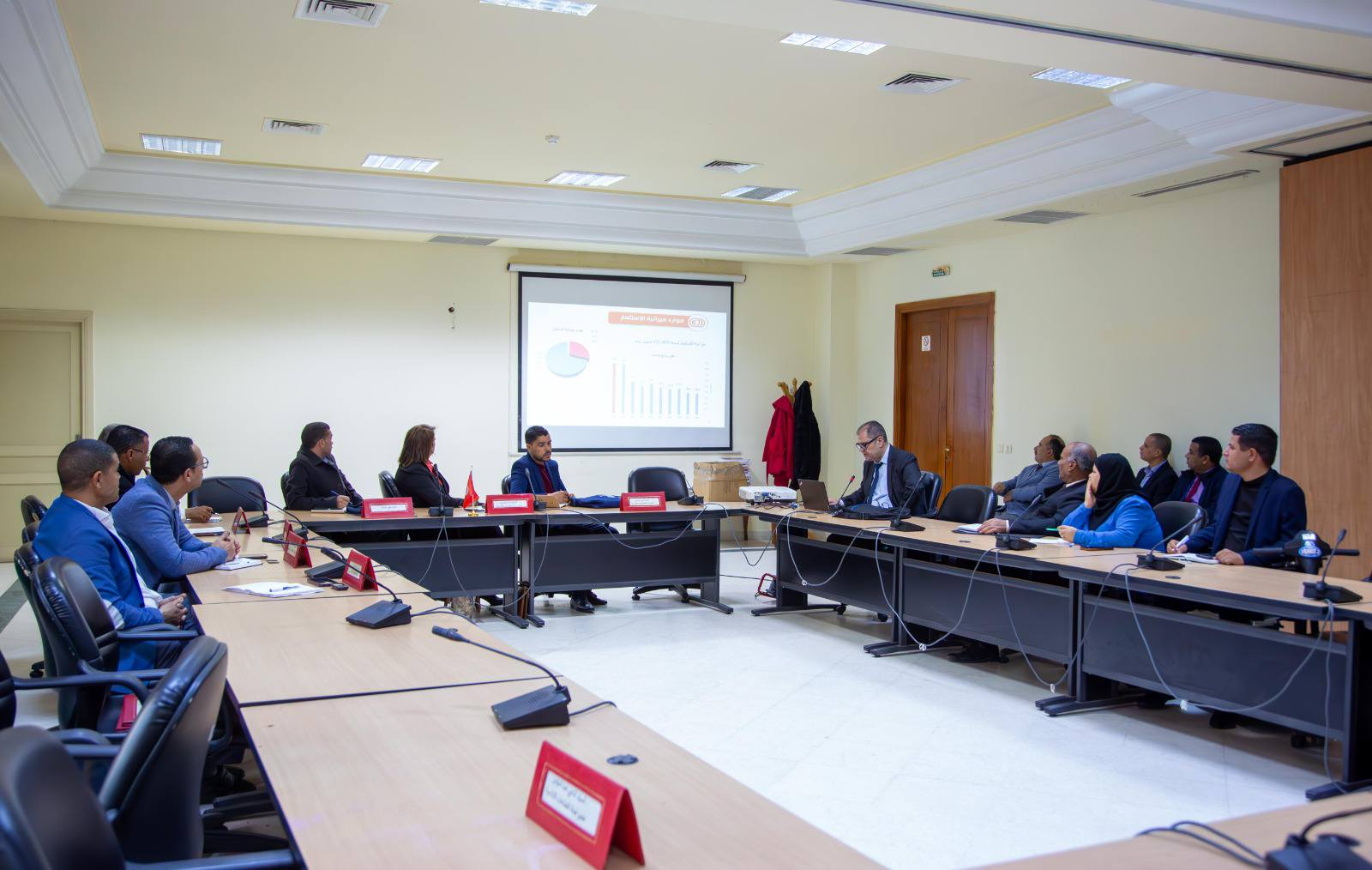 You are currently viewing لجنة القطاعات الإنتاجية تعقد جلسة استماع للرئيس المدير العام للديوان الوطني للتطهير