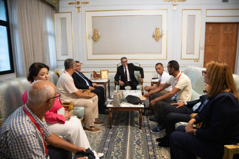 رئيس المجلس الوطني للجهات والأقاليم يستقبل عددا من ممثلي المجالس المحلية والجهوية بحضور وزير الداخلية